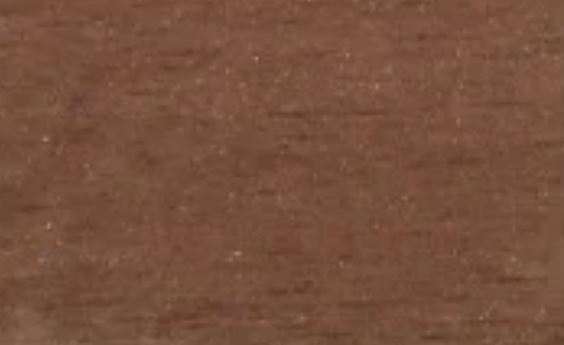 Close-up of warm brown wooden surface with fine horizontal grain and matte finish