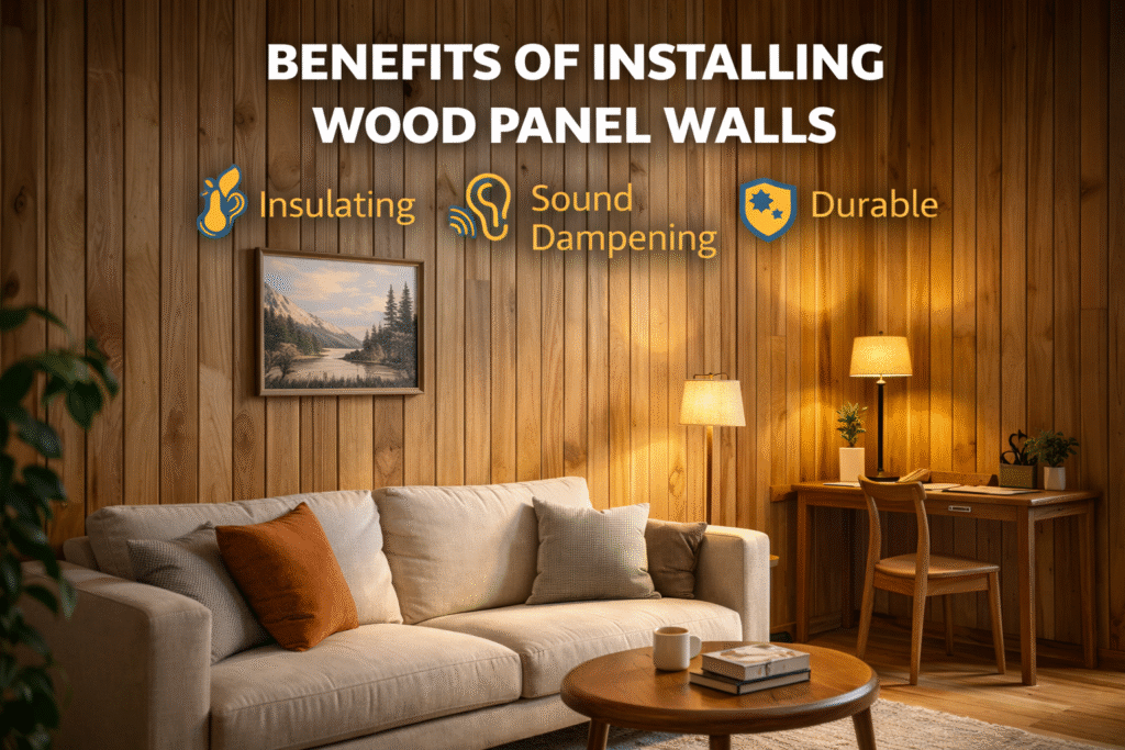 Benefits of Installing Wood Panel Walls: Style, Insulation, Durability